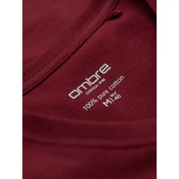  Cămaşă OMBRE OM-TSBS-0237 MARO 