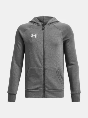 Hanorac pentru băiat UNDER ARMOUR RIVAL FLEECE FZ HOODIE 1379794-025 GRI