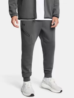 Pantaloni de trening pentru bărbați UNDER ARMOUR UNSTOPPABLE FLC JGR EU 1389353-025 GRI