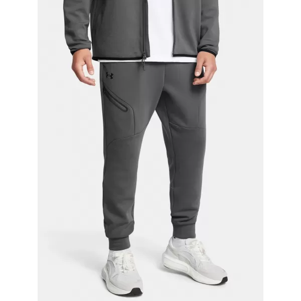  Pantaloni de trening pentru bărbați UNDER ARMOUR UNSTOPPABLE FLC JGR EU 1389353-025 GRI 