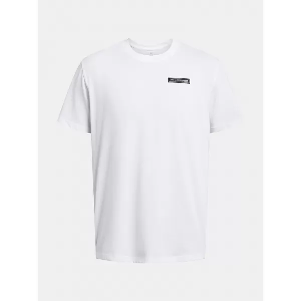  Tricou pentru bărbați UNDER ARMOUR HW ARMOUR LABEL SS 1382831-100 ALB 
