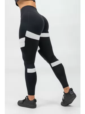 Jambiere cu talie înaltă TRUE HERO 244 BLACK Nebbia