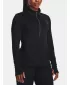 Tricou pentru femei UNDER ARMOUR QUALIFIER RUN 1/2 ZIP 1379349-001 NEGRU