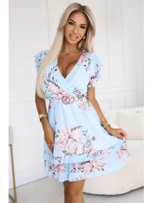 Rochie NUMOCO PATRIZIA 468-3 ALBASTRU DESCHIS