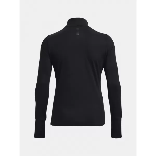  Tricou pentru femei UNDER ARMOUR QUALIFIER RUN 1/2 ZIP 1379349-001 NEGRU 