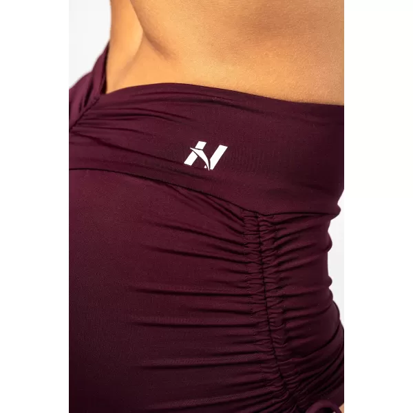  Pantaloni scurți push-up cu șireturi STRONG BEAUTY 429 DARK RED Nebbia 