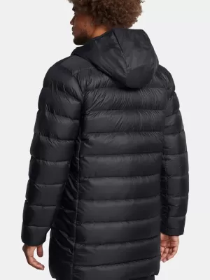 Jachetă pentru bărbați UNDER ARMOUR LEGEND DOWN PARKA 1385839-001 NEGRU
