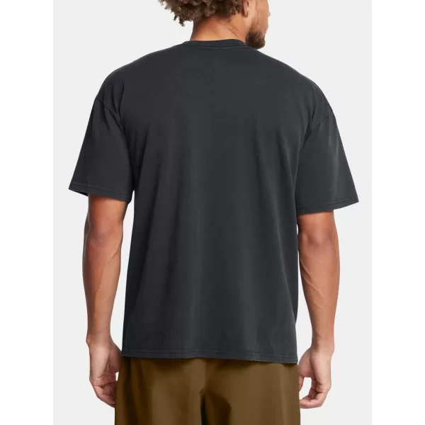  Tricou pentru bărbați UNDER ARMOUR M HW OS LOGO WASH SS 1389147-001 NEGRU 