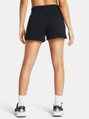 Pantaloni scurți de damă UNDER ARMOUR ICON FLEECE BOXER SHORTS 1382725-001 NEGRU