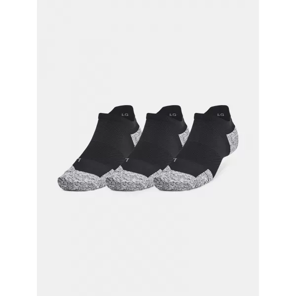 Șosete UNDER ARMOUR AD RUN CUSHION NS (3 PÁRY) 1387044-001 NEGRU 