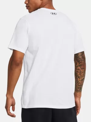 Tricou pentru bărbați UNDER ARMOUR GL FOUNDATION UPDATE SS 1382915-100 ALB