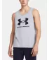 Maiou bărbătesc UNDER ARMOUR SPORTSTYLE LOGO TANK 1382883-035 GRI