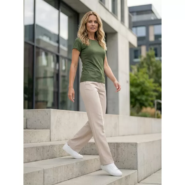  Tricou funcțional de damă ALTISPORT NoPrint NP/ALW041 KAKI 