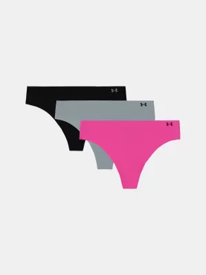Chiloți de damă UNDER ARMOUR PURE STRETCH NS THONG (3KS) 1383893-652 ROZ