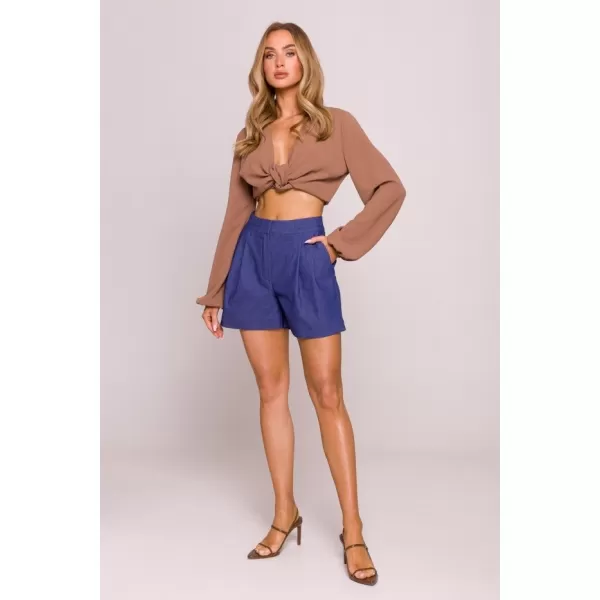  Pantaloni scurți de damă MOE M860 ALBASTRU 