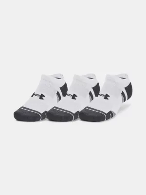 Șosete UNDER ARMOUR PERFORMANCE TECH NS (3 PÁRY) 1379503-100 ALB