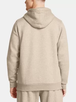 Hanorac pentru bărbați UNDER ARMOUR ESSENTIAL FLEECE HOODIE 1373880-203 MARO