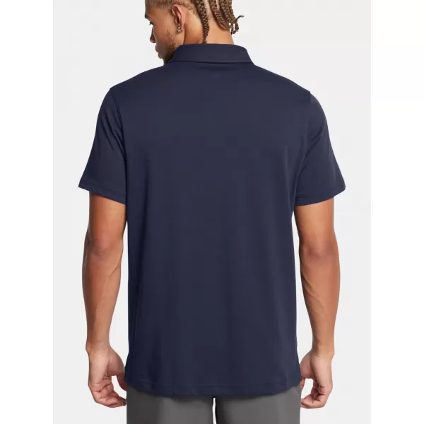  Tricou pentru bărbați UNDER ARMOUR ICON POLO 1386608-410 ALBASTRU 