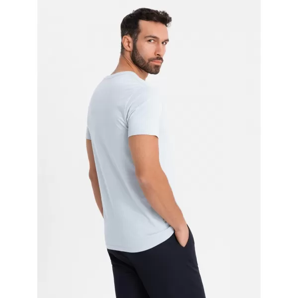  Cămaşă OMBRE OM-TSBS-0237 GRI DESCHIS 