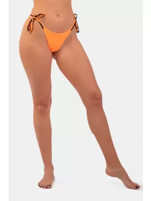 Costume de baie Portocaliu Neon Bikini - fund legat 453 ORANGE Nebbia
