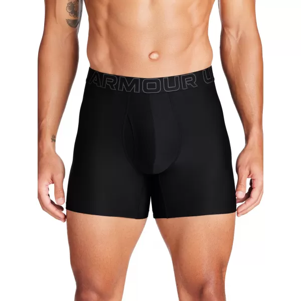  Boxeri pentru bărbați UNDER ARMOUR M PERF TECH 6IN (1KS) 1383849-001 NEGRU 
