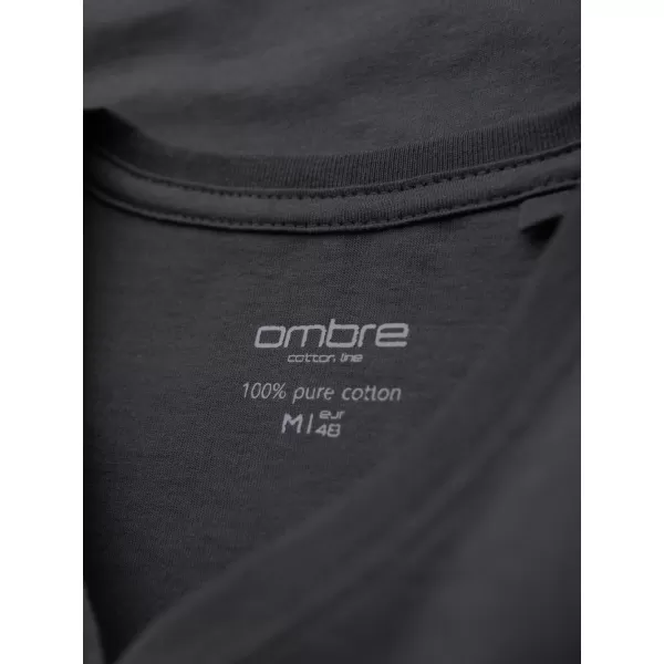  Cămaşă OMBRE OM-TSBS-0237 GRAFIT 