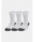 Șosete UNDER ARMOUR PERFORMANCE COTTON 3P MID 1379530-100 ALB