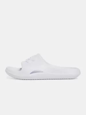 Papuci de damă UNDER ARMOUR W LOCKER V SL 3028095-100 ALB