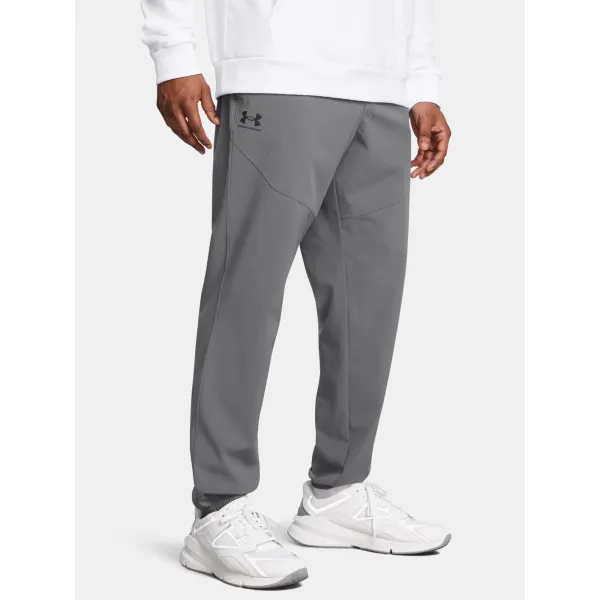  Pantaloni de trening pentru bărbați UNDER ARMOUR VIBE WOVEN JOGGER 1386557-025 GRI 