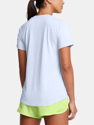 Tricou pentru femei UNDER ARMOUR LAUNCH ELITE SHORTSLEEVE 1383364-464 ALBASTRU