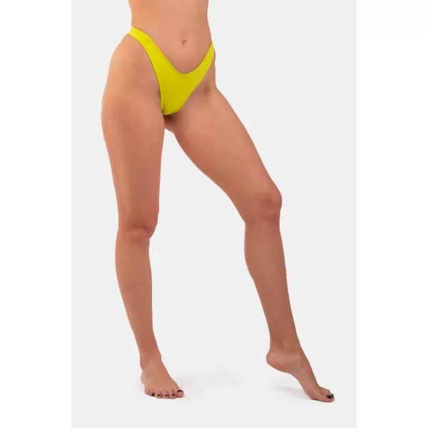  Parte de jos de bikini în formă de V cu tăietură înaltă 456 VERDE Nebbia 