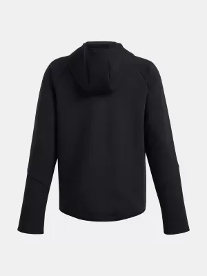 Hanorac pentru băiat UNDER ARMOUR B UNSTOPPABLE FLC FZ 1386687-001 NEGRU