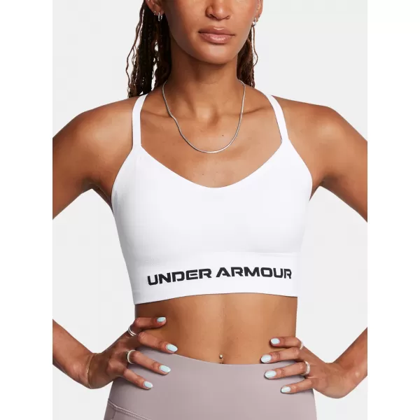  Sutien de damă UNDER ARMOUR VANISH SEAMLESS LOW BRA 1384417-100 ALB 