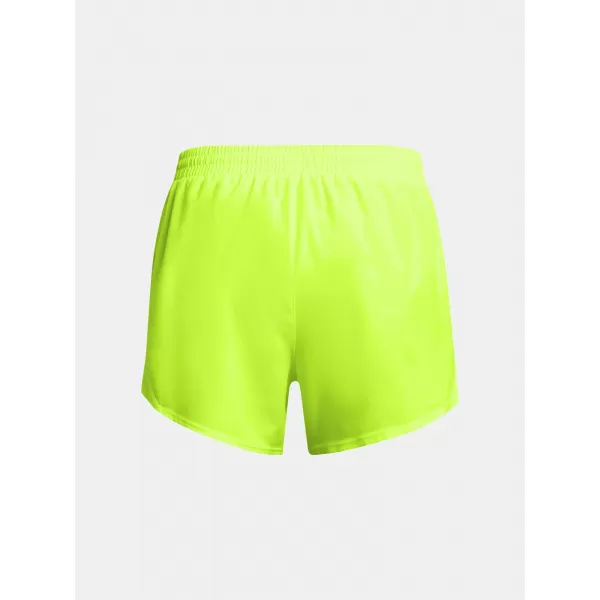  Pantaloni scurți de damă UNDER ARMOUR FLY BY 3 SHORTS 1382438-731 VERDE 