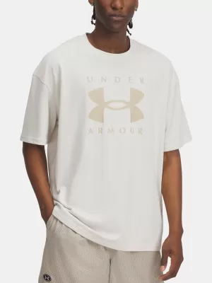 Tricou pentru bărbați UNDER ARMOUR M HW OS BRANDED SS 1389146-110 ALB
