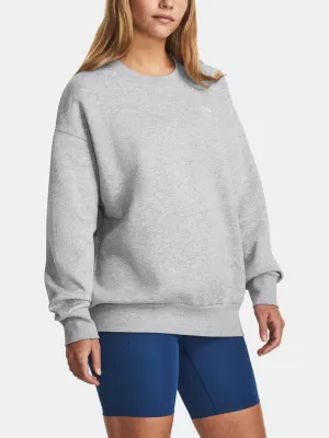 Hanorac de dama UNDER ARMOUR ESSENTIAL FLC OS CREW 1379475-012 GRI