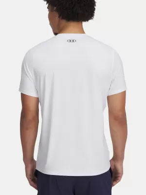 Tricou pentru bărbați UNDER ARMOUR HEATGEAR FITTED SS 6000939-100 ALB
