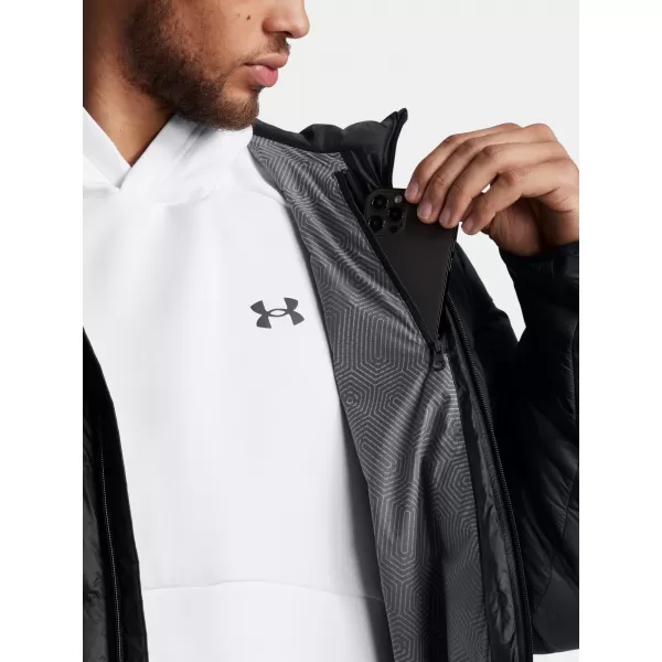  Jachetă pentru bărbați UNDER ARMOUR LEGEND DOWN PARKA 1385839-001 NEGRU 