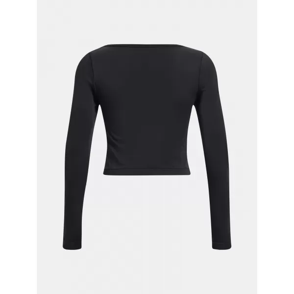  Tricou pentru femei UNDER ARMOUR TRAIN SEAMLESS LS 1379150-001 NEGRU 