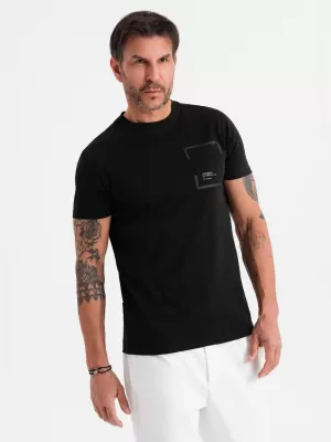 Cămaşă OMBRE OM-TSPT-0154 NEGRU