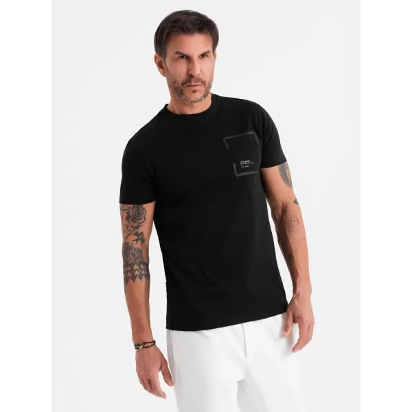  Cămaşă OMBRE OM-TSPT-0154 NEGRU 