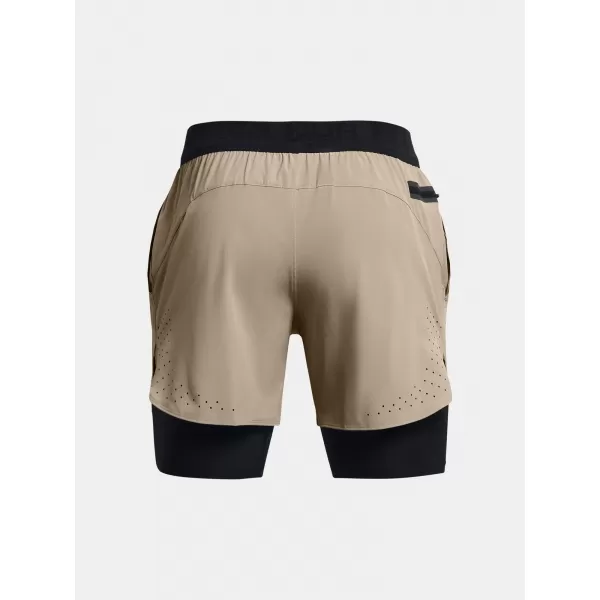  Pantaloni scurți pentru bărbați UNDER ARMOUR VANISH ELITE 2IN1 SHORT 1378604-203 MARO 