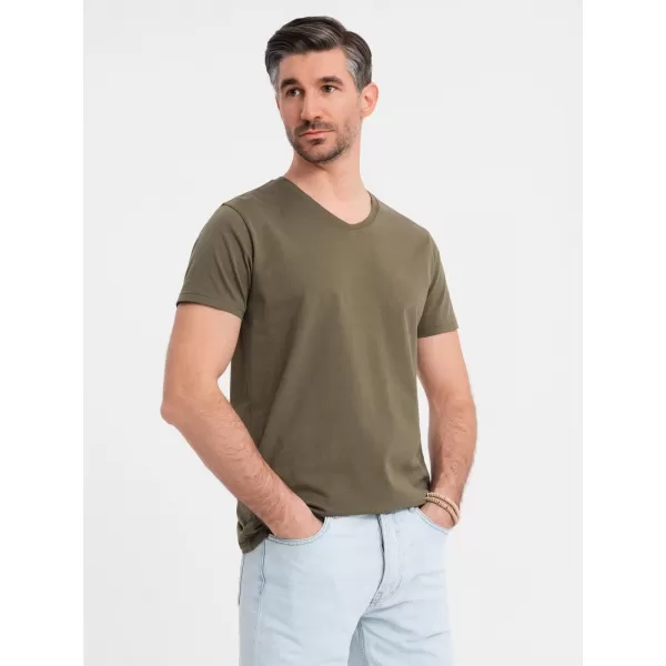  Cămaşă OMBRE OM-TSBS-0237 MĂSLIN ÎNTUNECAT 