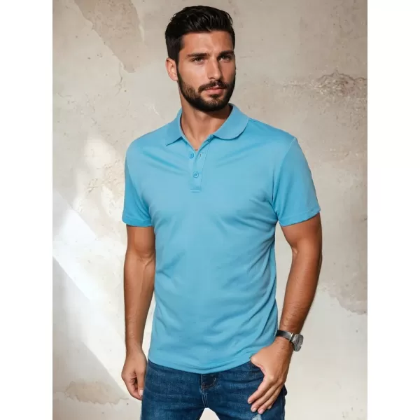  Tricou pentru bărbați DSTREET PX0552 ALBASTRU 