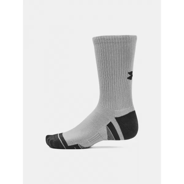  Șosete UNDER ARMOUR PERFORMANCE TECH CREW (3 PÁRY) 1379512-011 GRI 