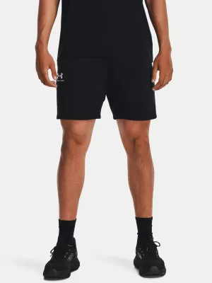 Pantaloni scurți pentru bărbați UNDER ARMOUR ESSENTIAL FLEECE SHORTS 1380377-001 NEGRU