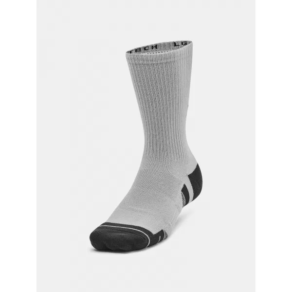  Șosete UNDER ARMOUR PERFORMANCE TECH CREW (3 PÁRY) 1379512-011 GRI 