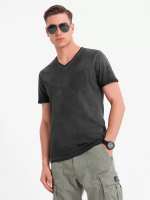 Cămaşă OMBRE OM-TSWT-0242 NEGRU