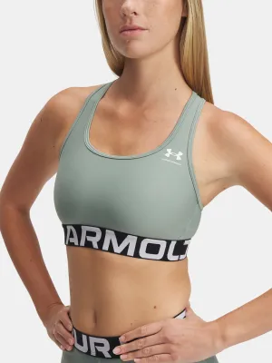 Sutien de damă UNDER ARMOUR HG MID BRANDED 1383544-348 VERDE