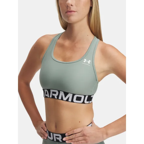  Sutien de damă UNDER ARMOUR HG MID BRANDED 1383544-348 VERDE 